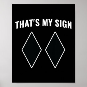 Poster Esse é o meu Sinal Snowboard Snowboard Snow Mounta