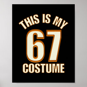 Poster Esse É o Meu Traje de Halloween 67 Meme Lazy Brain
