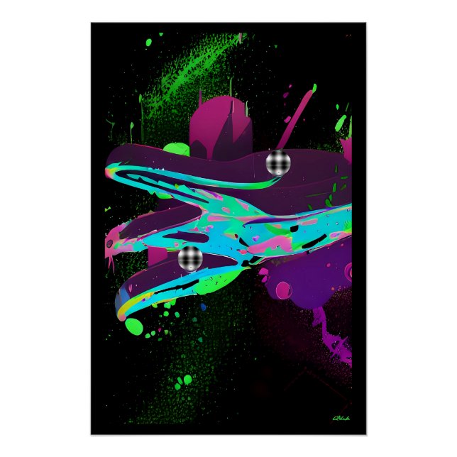 Pôster Esseloria - Ken Gage Abstrato (Frente)