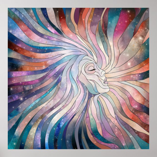 Poster Essência Eetérea - Arte Mosaica (Frente)