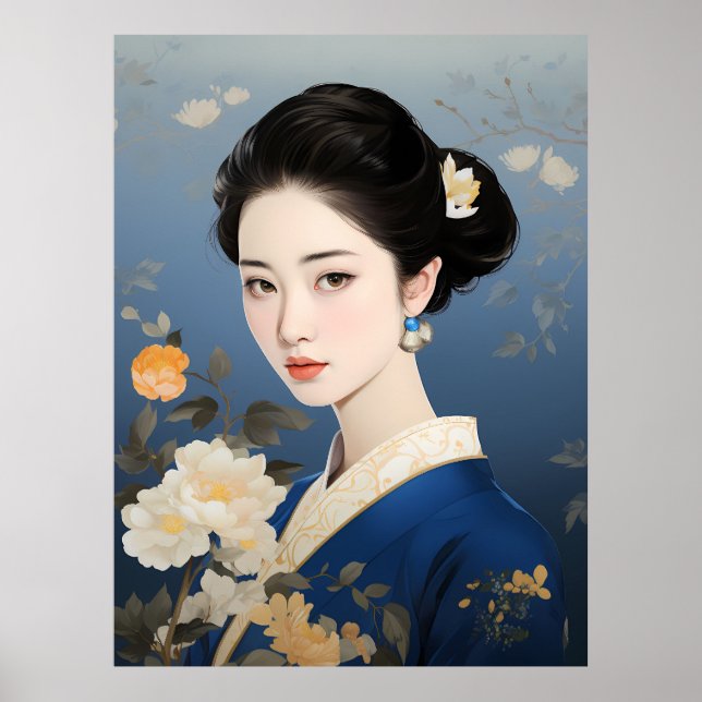 Poster Essência requintada da elegância chinesa" (Frente)