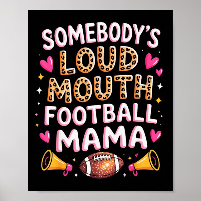 Poster Essenciais da Mãe de Futebol Alguém Tem a Boca Alt (Frente)