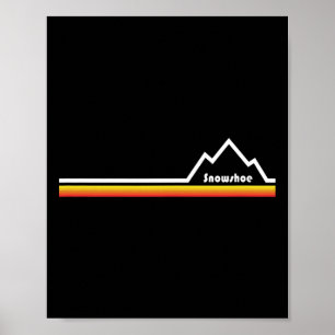 Poster Esskay Design Black Snowshoe