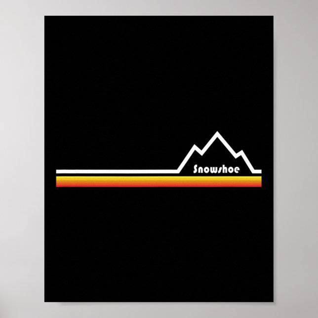 Poster Esskay Design Black Snowshoe (Frente)