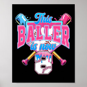 Poster Esta Baller Está Agora Com 8 Sorvetes De Baseball