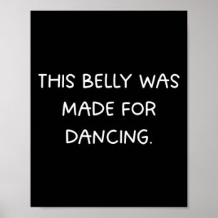 Poster Esta Bela Foi Feita Para Dançar - Festa De Dança D