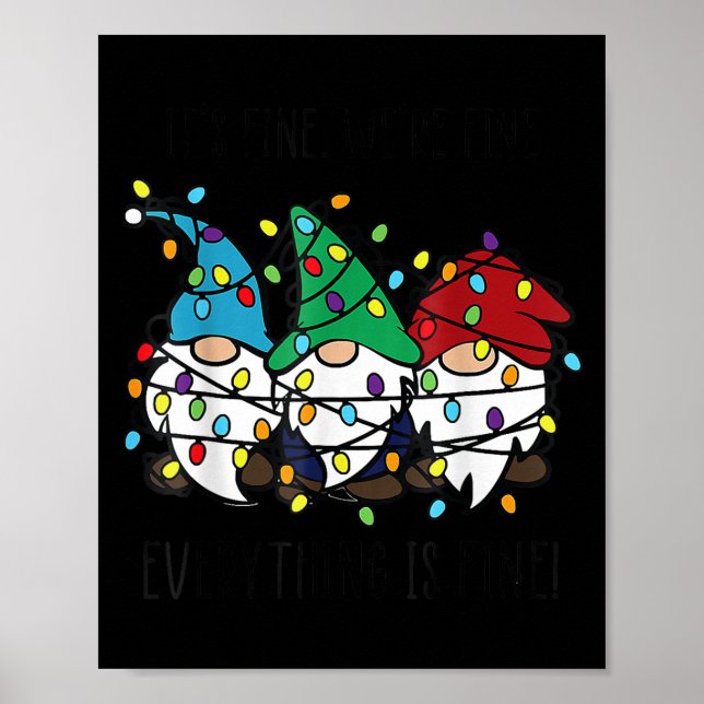 Poster Está bem, estamos bem. Está tudo bem, Teac Gnomo. (Frente)