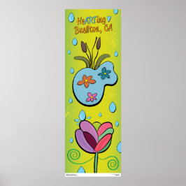 Poster - Está chovendo flores - Buellton.Art