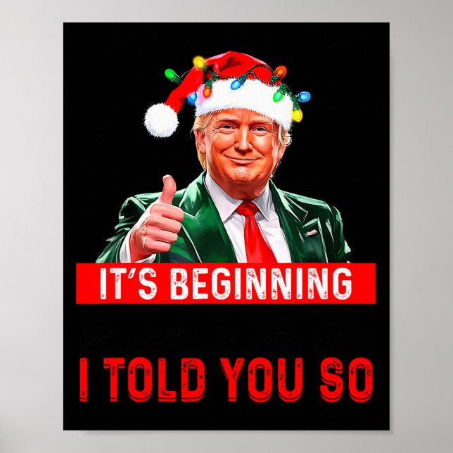 Poster Está começando a parecer muito que eu disse que ia (Frente)