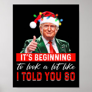 Poster Está começando a parecer muito que eu disse que vo