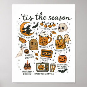 Poster Esta É A Bruxa De Pumpkin Do Gráfico Da Vintage