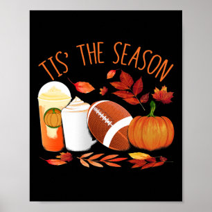Poster Esta É A Época De Futebol Pumpkin - Athle De Ação