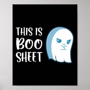 Poster Esta É A Folha De Boo Diversão Ditos De Halloween