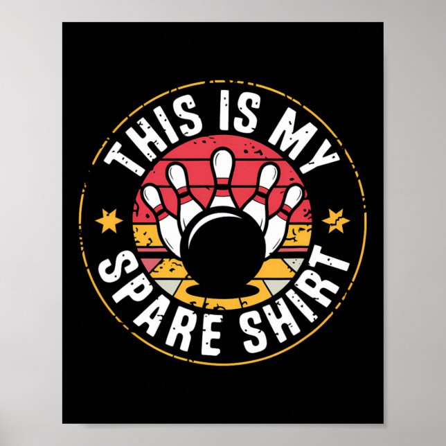 Poster Esta É A Minha Boliche Esparsa - Equipe Engraçada  (Frente)