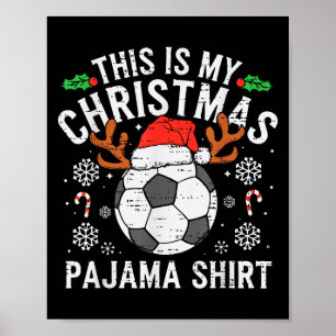 Poster Esta É A Minha Camisa De Natal Do Pjama, Sras Mens