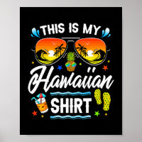 Esta É A Minha Camisa Havaiana Luau Aloha Hawaii B