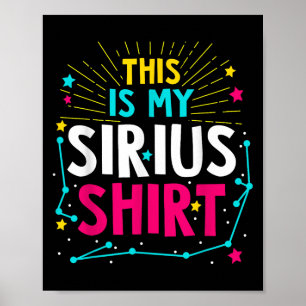 Poster Esta É A Minha Citação Sirius - Constelação