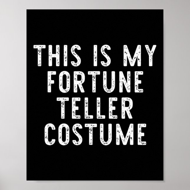 Poster Esta É A Minha Convidadora Da Fortuna Halloween E (Frente)