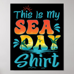 Poster Esta É A Minha Família Do Dia Do Mar Férias De Ver