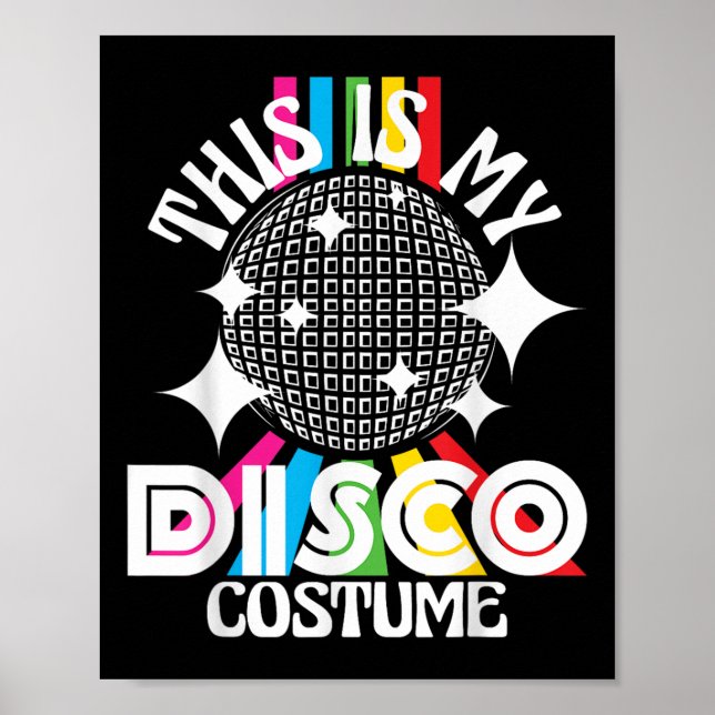 Poster Esta é a minha fantasia da Disco - Festa Funky dos (Frente)