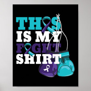 Poster Esta É A Minha Luta Contra A Prevenção Do Suicídio