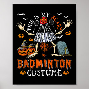 Poster Esta É A Minha Maldita Mala De Roupa De Badminton