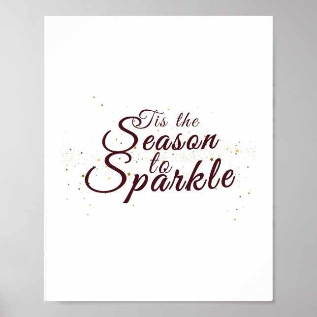 Poster Esta é a temporada para Sparkle, elegância de Nata (Frente)