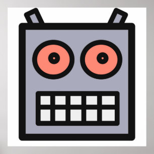 Poster Esta É Uma Cabeça Robô