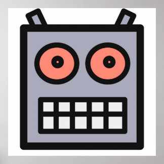 Poster Esta É Uma Cabeça Robô