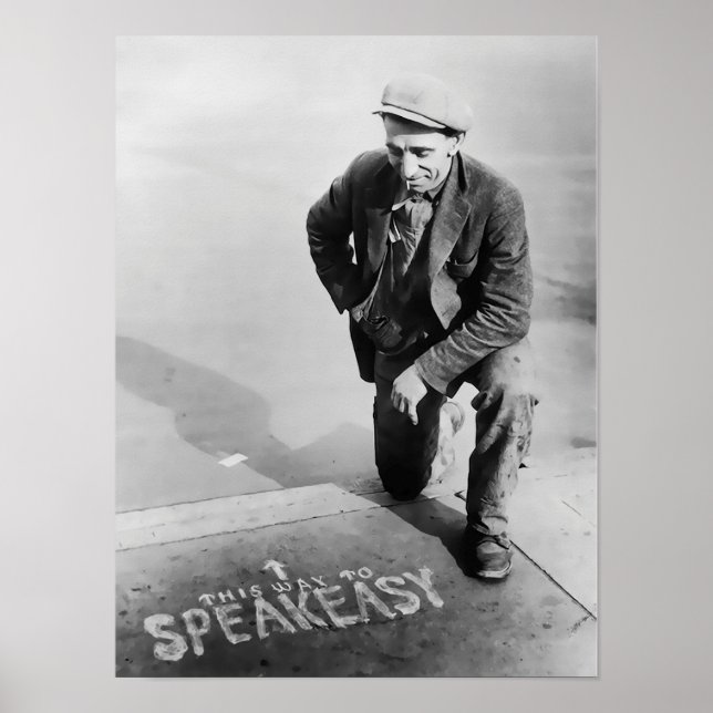 PÔSTER ESTA FORMA DE FALAR - PROIBIÇÃO AMÉRICA 1925 (Frente)