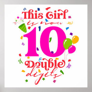 Poster Esta garota agora tem 10 dígitos duplos e 10ª cami