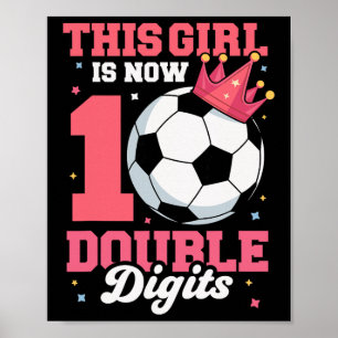Poster Esta Garota Agora Tem Dois Dígitos Garota de Futeb