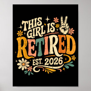Poster Esta Garota é Aposentada Est 2026 Floral Mulheres