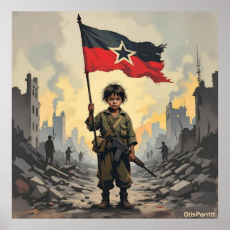 POSTER ESTA GUERRA NUNCA TERMINARÁ
