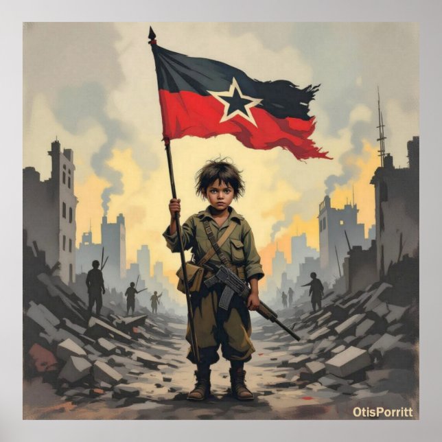 POSTER ESTA GUERRA NUNCA TERMINARÁ (Frente)