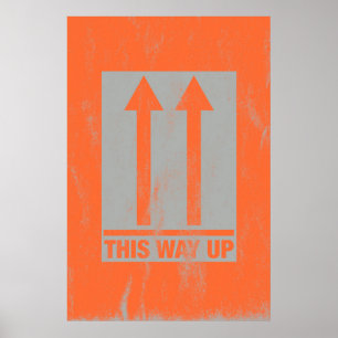 Poster Esta maneira acima do sinal