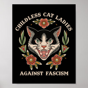 Poster Esta Mulher De Gato Infantil Está Votando Kamala-h