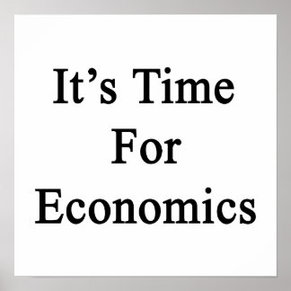 Poster Está na hora da economia
