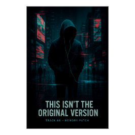 Pôster Esta não é a versão original - Arte central
