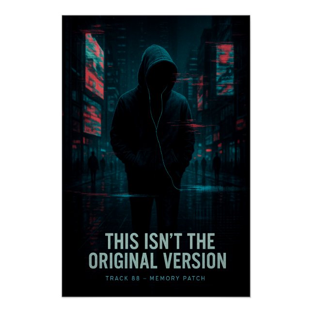 Pôster Esta não é a versão original - Arte central (Frente)