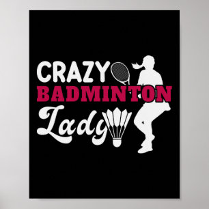 Poster Está no meu Dna Dminton Shuttle Racket Dminton Pla