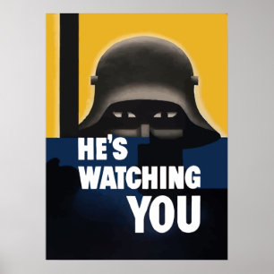 Poster Está olhando-o