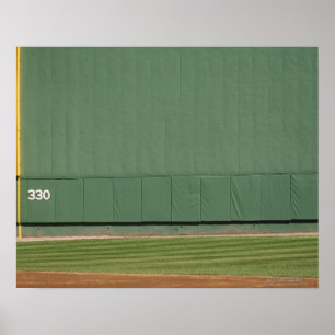 Poster Esta parede é sabida como 'o monstro verde. 'Sujo