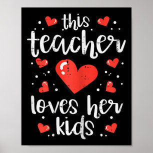 Poster Esta Professora Ama Seus Filhos Dia dos Namorados