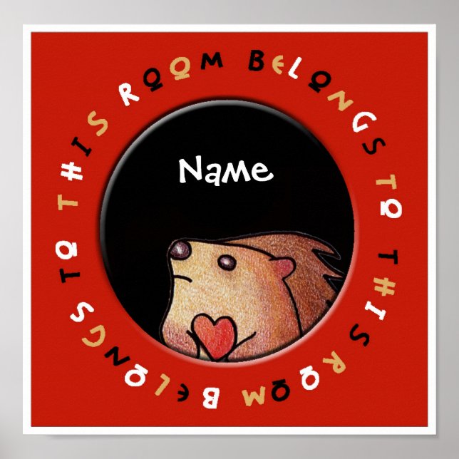 Pôster Esta Sala Pertence A - Poster! (Frente)