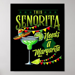 Poster Esta Senhorita Precisa De Um Engraçado Cinco De Ma