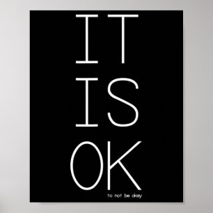 Poster Está tudo bem não estar bem