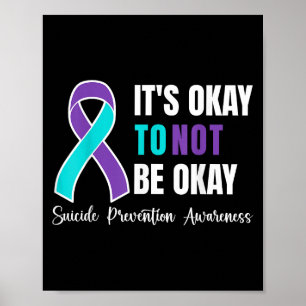 Poster Está Tudo Bem Não Estar Bem Na Prevenção Contra O
