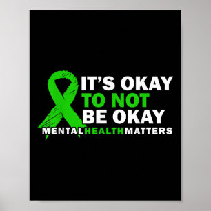 Poster Está Tudo Bem Não Estar Bem Saúde Mental E Consciê