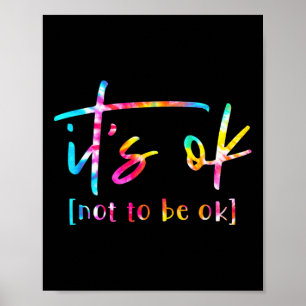 Poster Está tudo bem não estar bem, saúde mental, mãe